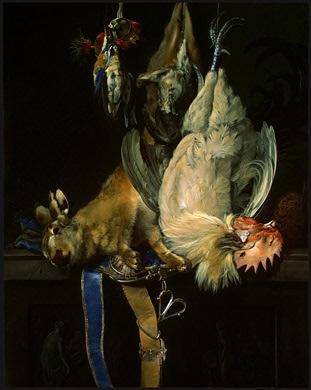 Willem van Aelst Still Life with Dead Game oil painting image